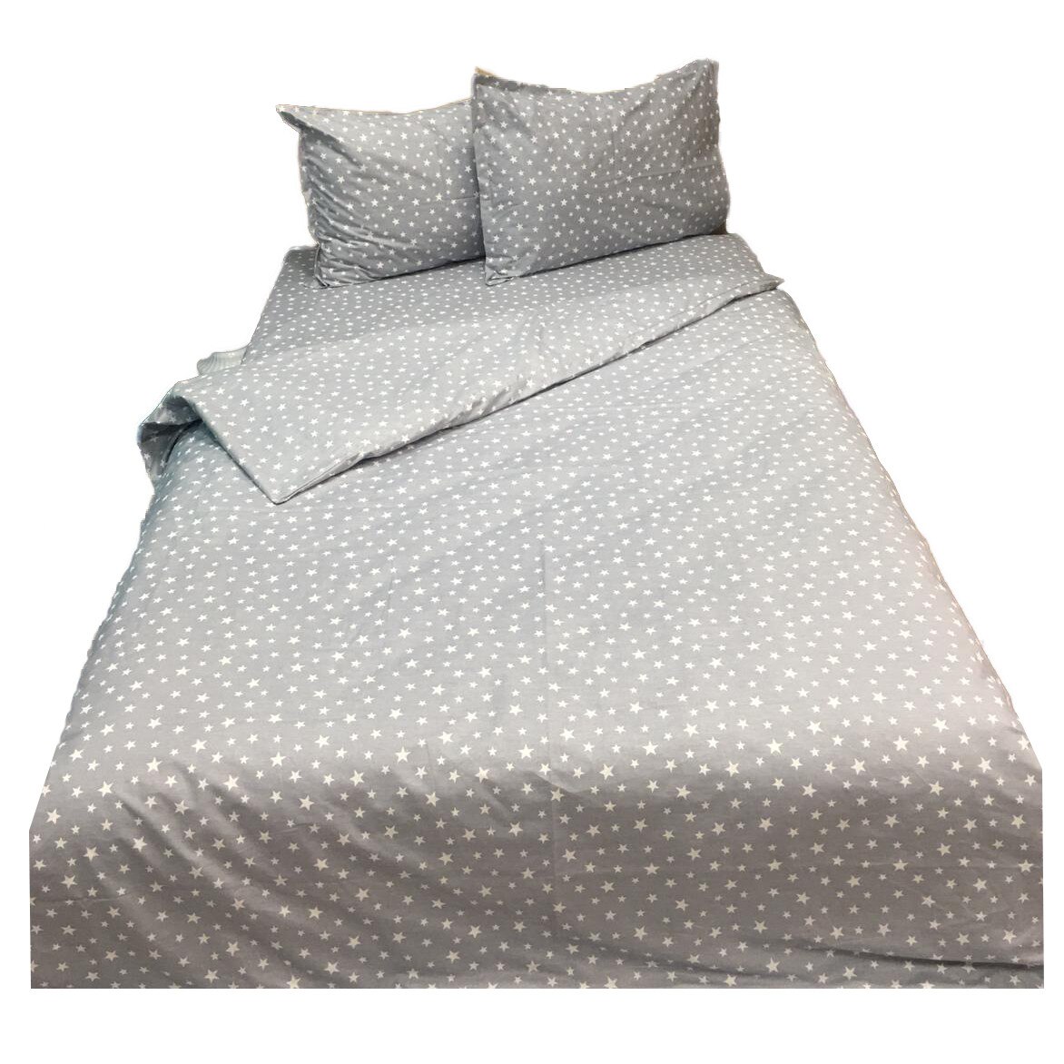 Set lenjerie, 4 piese bumbac ranforce, pentru saltea de 1,60m, by Liz Line - L4R17160