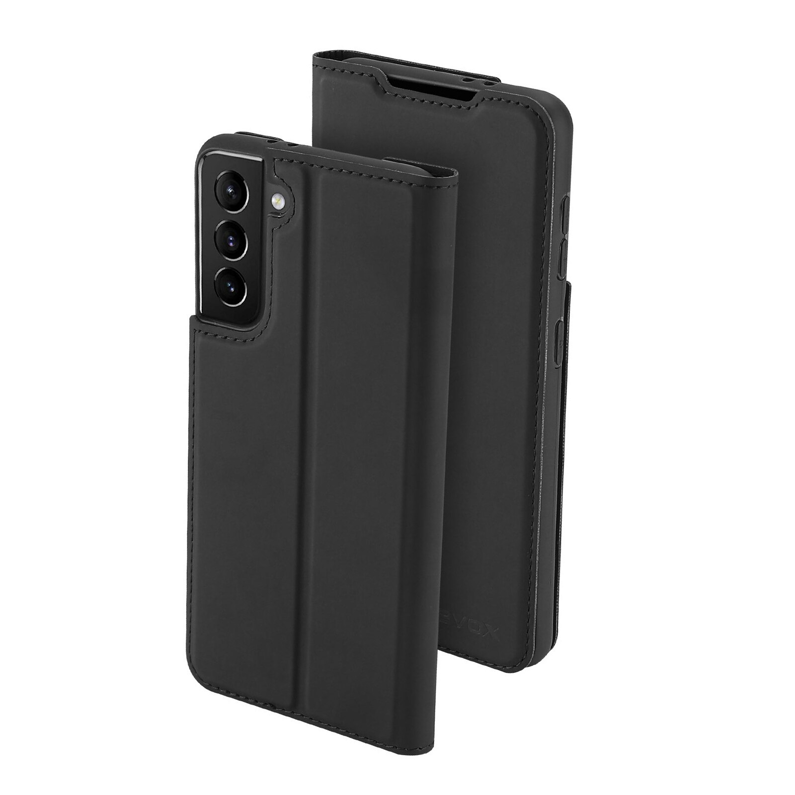 Husa book Nevox Vario pentru Samsung Galaxy S21, negru