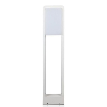 Stalp LED de gradina V-TAC 20116, 10W, 900 lm, temperatura lumina calda (3000K), IP65, Aluminiu, Alb, 800 mm Stalp LED de gradina V-TAC 20116, 10W, 900 lm, temperatura lumina calda (3000K), IP65, Aluminiu, Alb, 800 mm