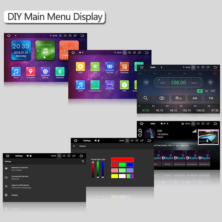 Мултимедия с навигация ZT, за Volkswagen, Magotan, Passat B6, B7, Cc, Android, 8+2+32, 10104
