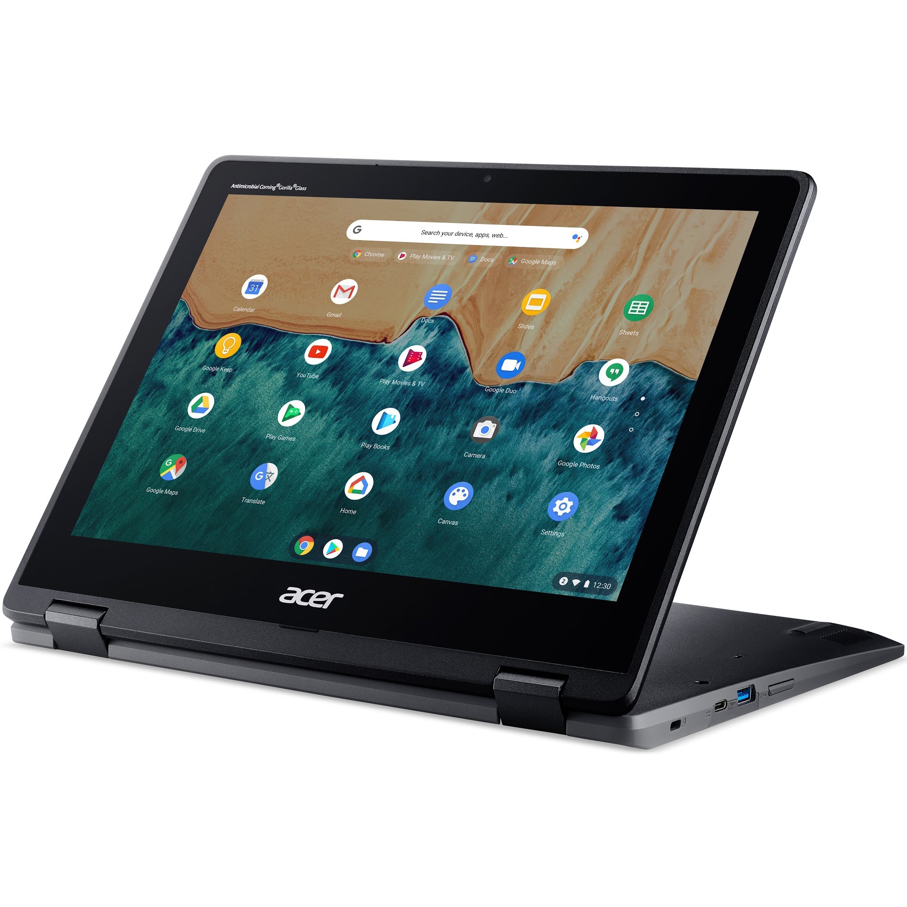 Compare ratio Frugal Laptop 2 in 1 Acer Chromebook Spin R851TN-C9GG cu procesor Intel Celeron  N4120 1.10 GHz, 12", HD, Touch, 4GB, eMMC, 64GB, Intel UHD Graphics,  Chrome, Black - eMAG.ro