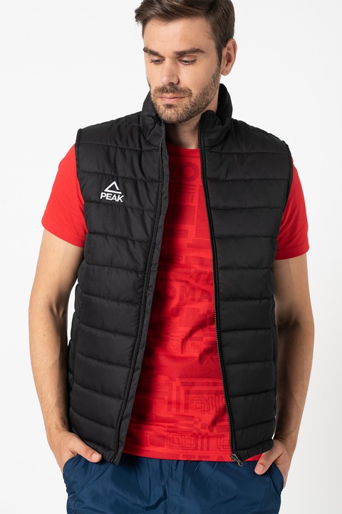 PeakSport, Vesta usoara cu aspect matlasat, Negru, 2XL