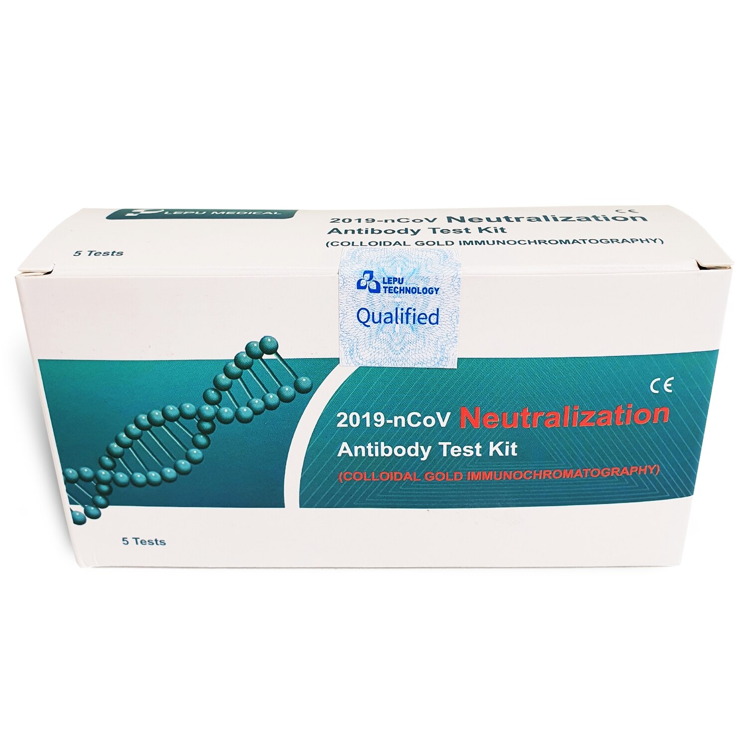 Set 5 teste rapide Anticorpi Neutralizanti (dupa vaccinare) COVID-19 Lepu Medical pentru uz profesional