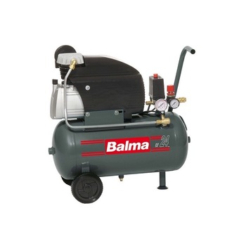 Compresor de aer MS20/24 BALMA, debit aer aspirat 222 l/min, capacitate butelie 24 L, presiune 8bar, 230V Compresor de aer MS20/24 BALMA, debit aer aspirat 222 l/min, capacitate butelie 24 L, presiune 8bar, 230V