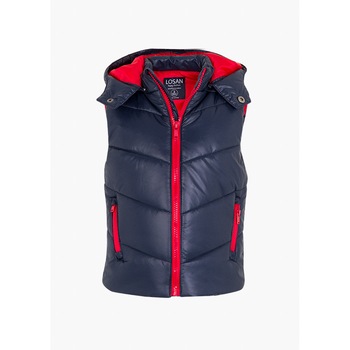 Vesta cu gluga,Albastru,Baieti Vesta cu gluga,Albastru,Baieti