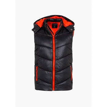 Vesta cu gluga,Negru,Baieti Vesta cu gluga,Negru,Baieti