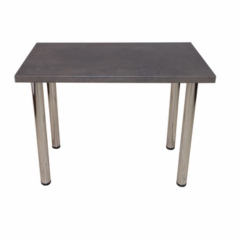 Masa de bucatarie DENVER, blat termorezistent, 90x60x75 cm, Oxid maro Masa de bucatarie DENVER, blat termorezistent, 90x60x75 cm, Oxid maro