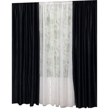 Set doua draperii 140X245cm si perdea 300X245cm by Liz Line-SDP78 Set doua draperii 140X245cm si perdea 300X245cm by Liz Line-SDP78