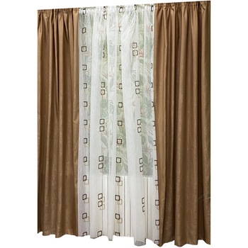 Set doua draperii 140X245cm si perdea 300X245cm by Liz Line-SDP83 Set doua draperii 140X245cm si perdea 300X245cm by Liz Line-SDP83