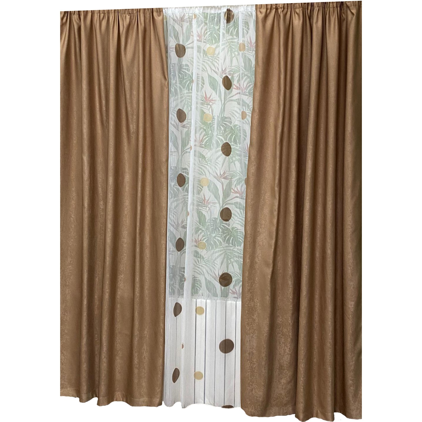 Set doua draperii 140X245cm si perdea 300X245cm by Liz Line-SDP85