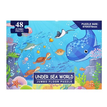Puzzle gigant, 48 piese, 87x57cm, Lumea subacvatica Puzzle gigant, 48 piese, 87x57cm, Lumea subacvatica