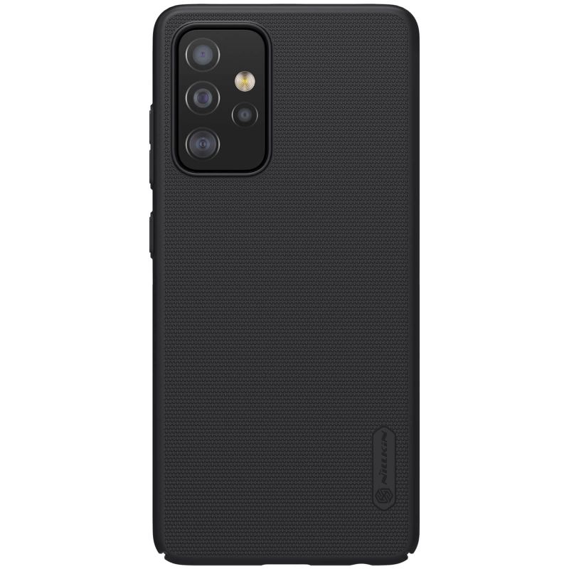 Husa protectie spate din plastic texturat negru, pentru Samsung Galaxy A52(5G)- Nillkin Frosted Shield