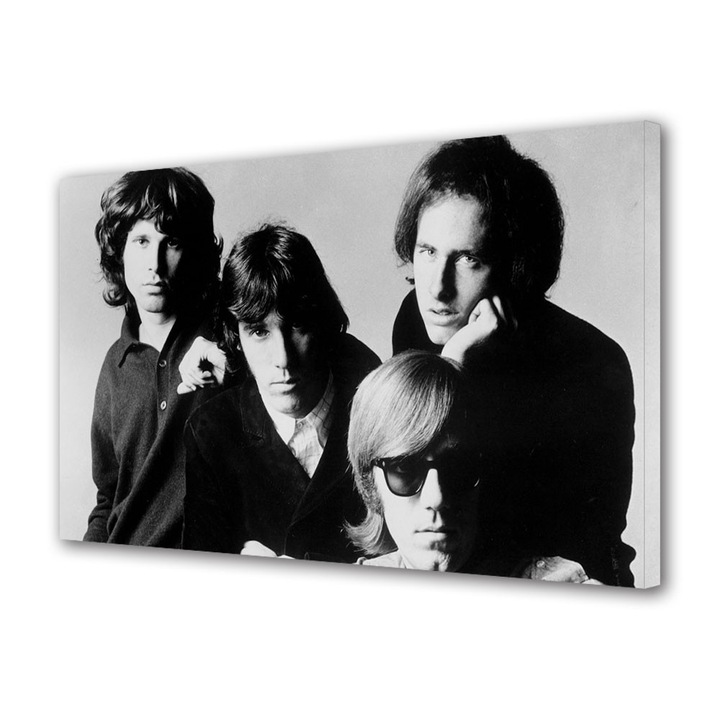 Tablou Canvas Personalitati Formatia The Doors, 80 x 160 cm