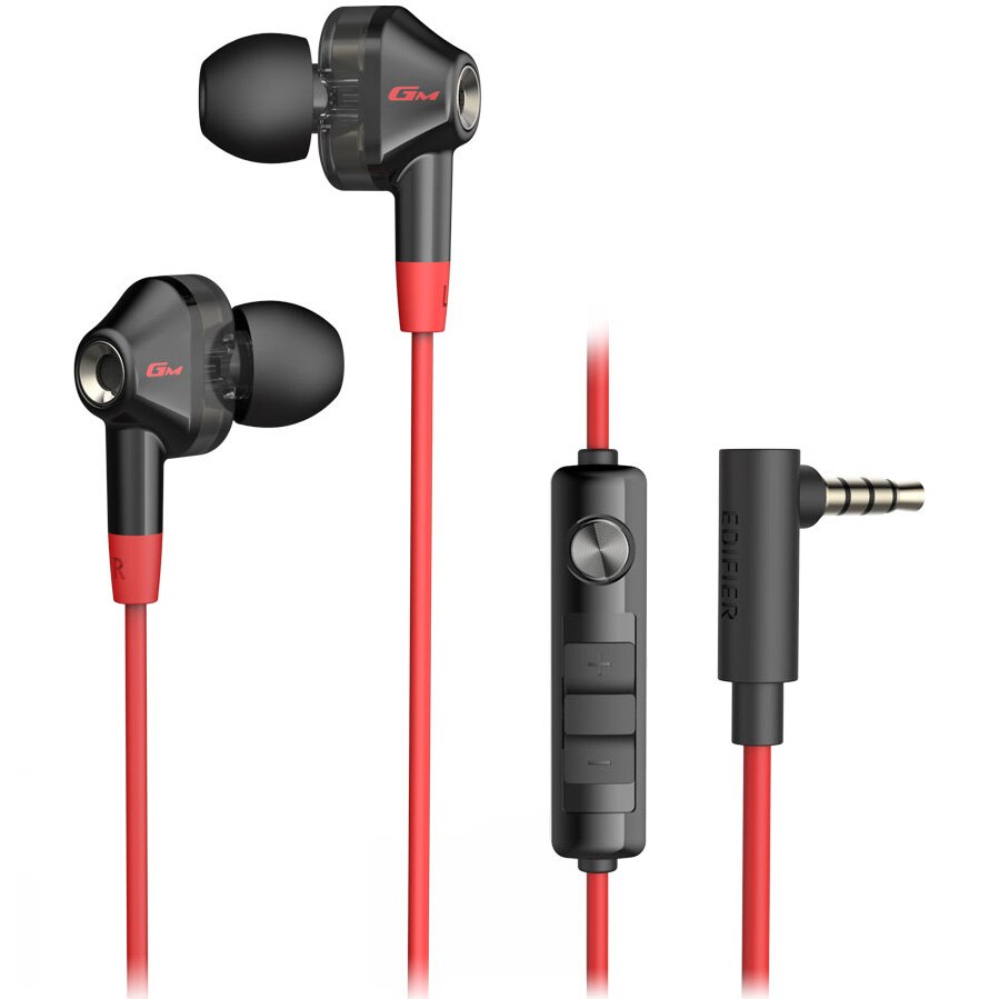 Casti gaming Edifier GM2-SE in-ear, microfon pe fir, control volum pe fir, jack 3.5