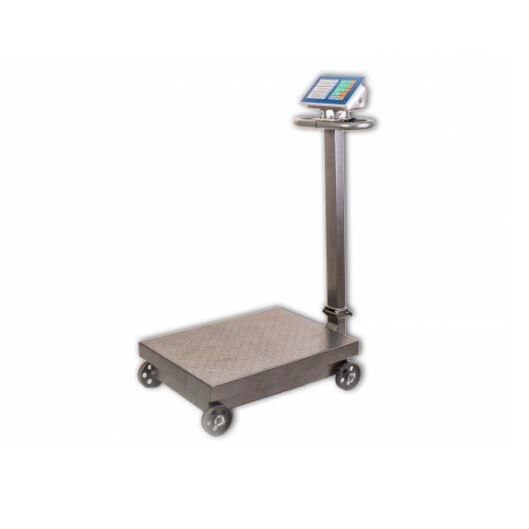 Cantar cu platforma si roti electronic, capacitate 600kg