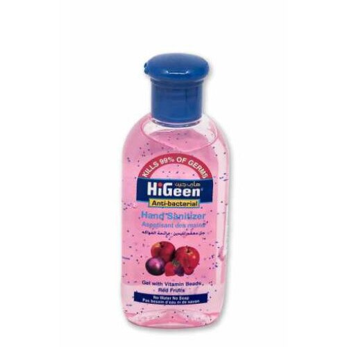 Gel Antibacterian Higeen, cu vitamine si glicerina, 110ml, parfum red fruits