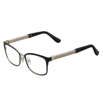 Rame ochelari de vedere, Jimmy Choo JC166, LVC, negru, 52 mm Rame ochelari de vedere, Jimmy Choo JC166, LVC, negru, 52 mm