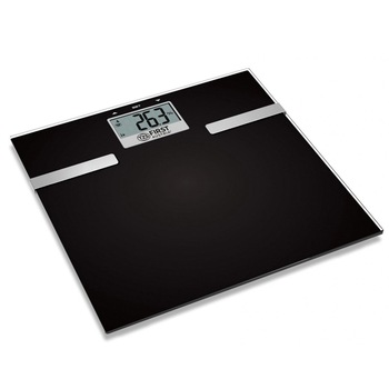 Cantar corporal de diagnostic First Austria FA-8006-3-BA, 150 kg, Calorii / Apa / Grasime, Sticla, Negru Cantar corporal de diagnostic First Austria FA-8006-3-BA, 150 kg, Calorii / Apa / Grasime, Sticla, Negru