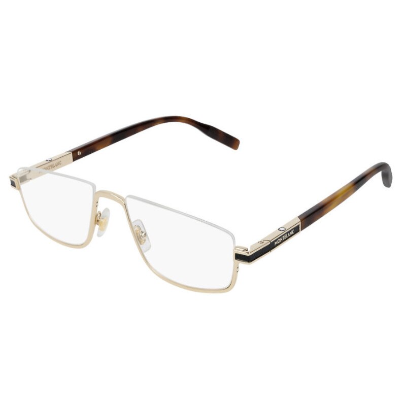 Rame ochelari de vedere, Mont Blanc MB0044O, 002, auriu, 55 mm