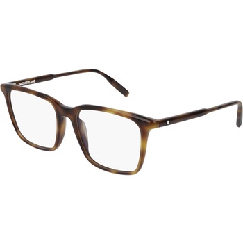 Rame ochelari de vedere pentru barbati Montblanc MB0011O 002, Havana, 52 mm Rame ochelari de vedere pentru barbati Montblanc MB0011O 002, Havana, 52 mm