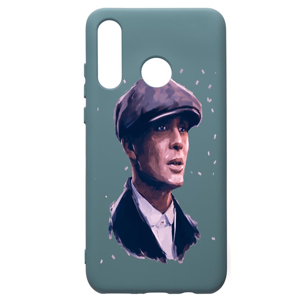 Husa Premium Silicon Compatibila Cu Huawei P30 Lite, Peaky Blinders, cu interiorul din material textil, protectie camera, Cornflower, PCF387