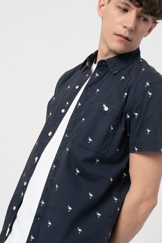 American Eagle, Camasa cu model cu flamingo, Bleumarin American Eagle, Camasa cu model cu flamingo, Bleumarin