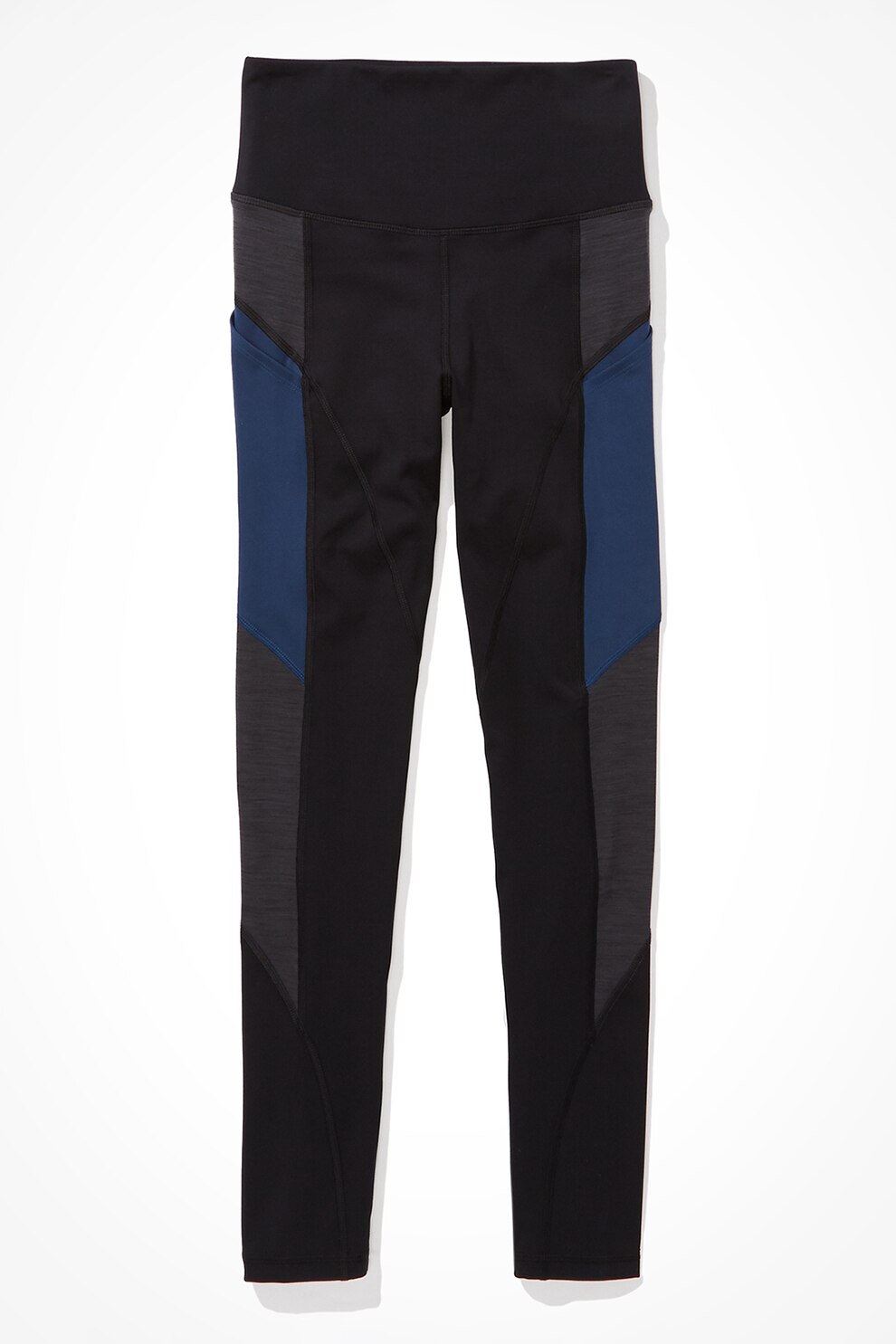 American Eagle, Colanti cu detalii contrastante, Negru/Albastru