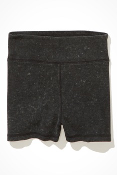 American Eagle, Pantaloni scurti cu talie elastica, Gri antracit American Eagle, Pantaloni scurti cu talie elastica, Gri antracit