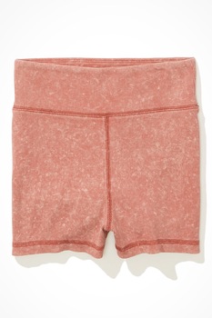 American Eagle, Pantaloni scurti cu talie elastica, Roz American Eagle, Pantaloni scurti cu talie elastica, Roz