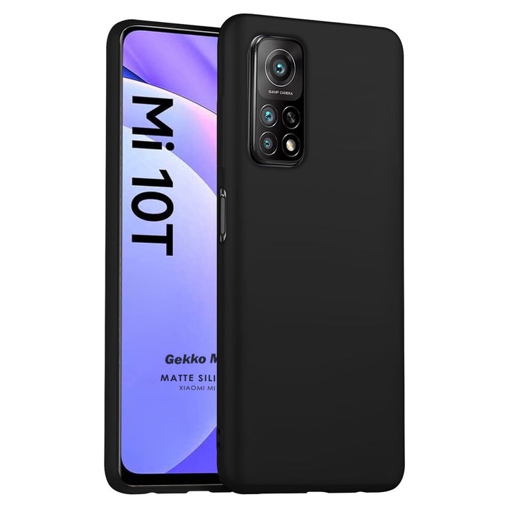 Husa pentru Xiaomi Mi 10T Pro 5G - silicon jelly, TPU clear, ultraslim, NEAGRA - iShield®