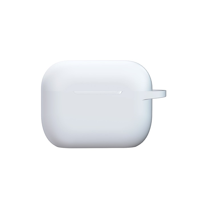 Husa de Protectie pentru Casti compatibil cu AirPods Pro Optim Touch Ultra Protect, Alb