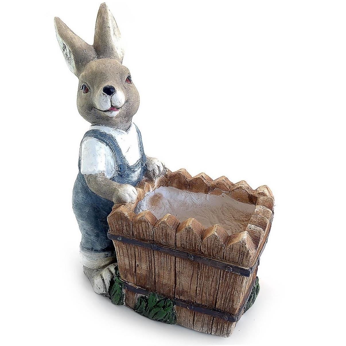 Ghiveci pentru gradina Strend Pro Rabbit Gecco 1009, Ceramic, 36x19x42 cm