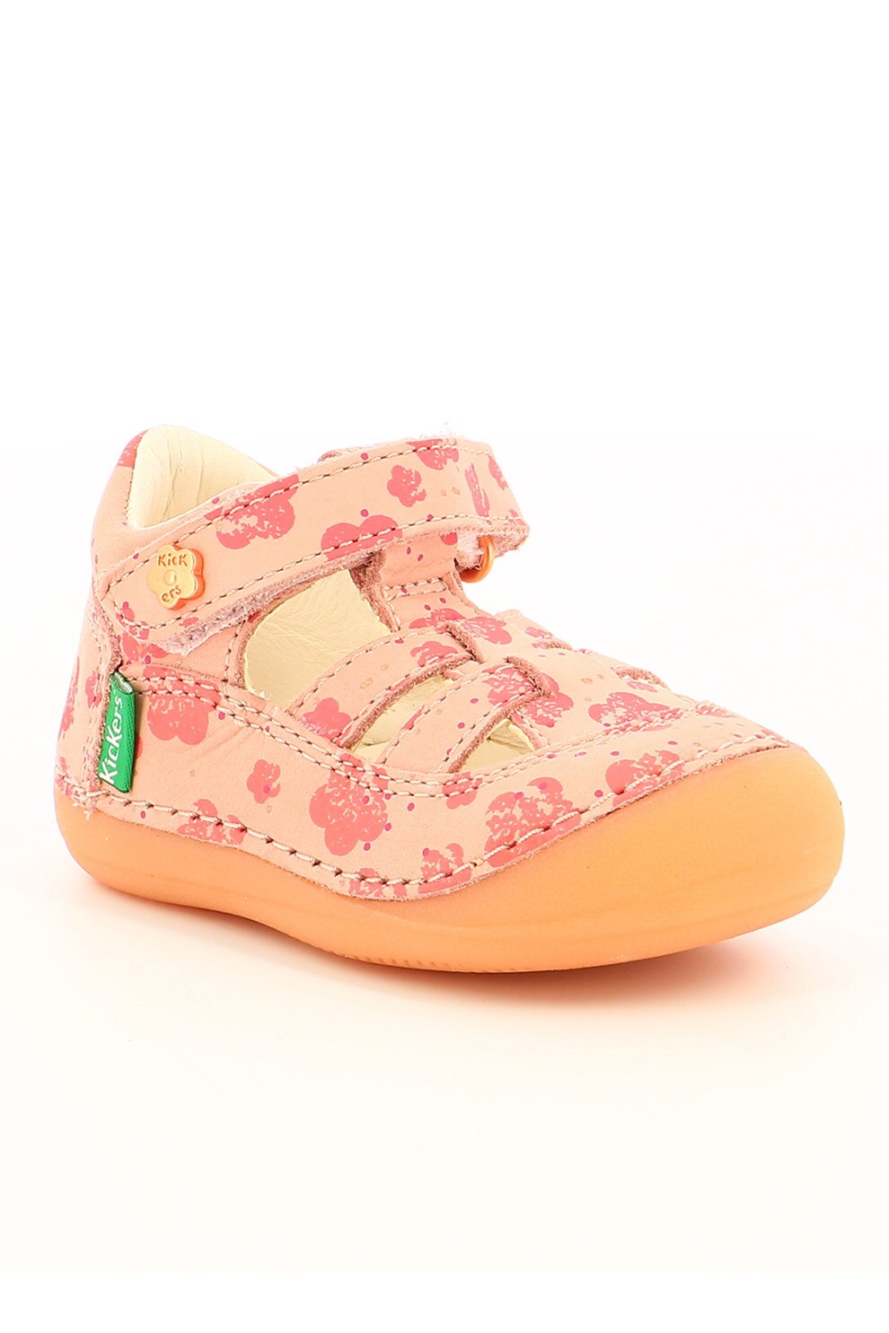Kickers kids, Pantofi de piele cu velcro