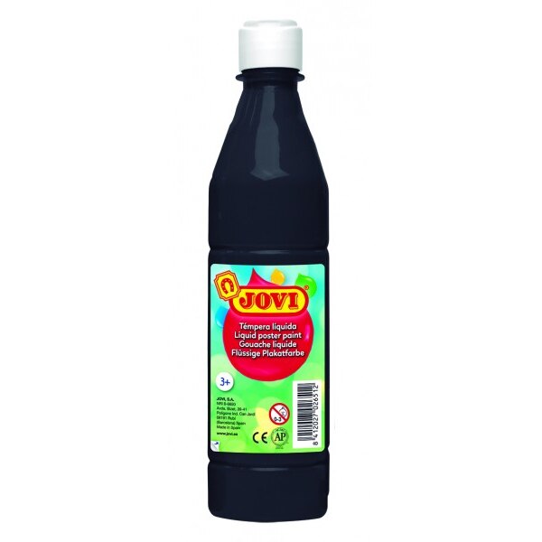 Tempera lichida, JOVI, 500 ml, Negru