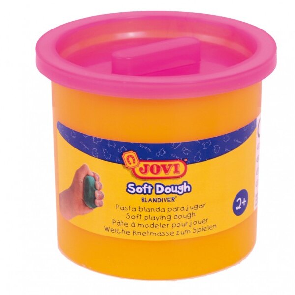 Plastilina, JOVI Soft, 5 cutii x 110 g, Fuchsia neon