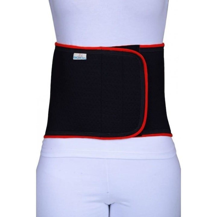 Orteza lombosacrala - lombostat elastic din neopren, negru M