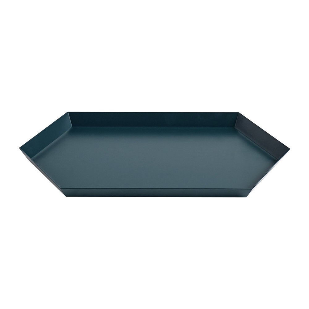 Tava decorativa, Hay Kaleido, verde, 33.5 x 19.5 cm