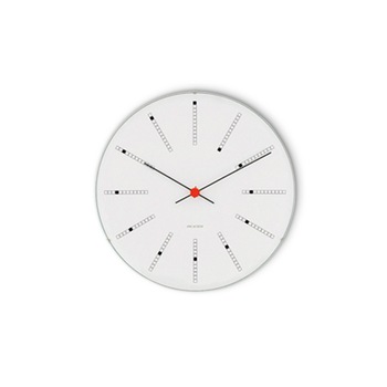 Ceas de perete, Arne Jacobsen, alb, diametru 21 cm Ceas de perete, Arne Jacobsen, alb, diametru 21 cm