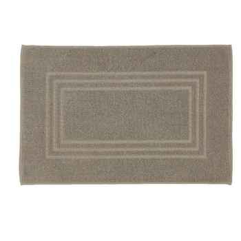 Covoras baie maro cu model in forma de dreptunghi din bumbac, reversibil, 80 x 50 cm, ATS Covoras baie maro cu model in forma de dreptunghi din bumbac, reversibil, 80 x 50 cm, ATS