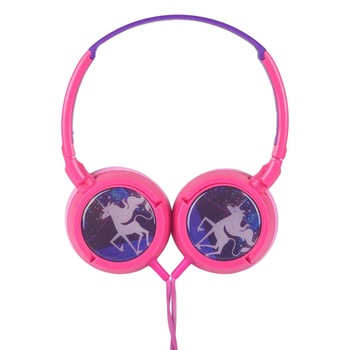 Casti audio roz model unicorn cu dimensiuni reglabile, ideale pentru dispozitive MP3, MAC, CD player, TV , jocuri sau scoala online, pentru fete Casti audio roz model unicorn cu dimensiuni reglabile, ideale pentru dispozitive MP3, MAC, CD player, TV , jocuri sau scoala online, pentru fete