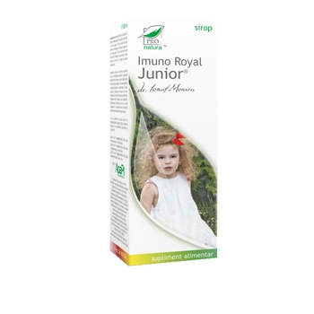 Sirop Imuno Royal Junior, Pro Natura, 100 ml Sirop Imuno Royal Junior, Pro Natura, 100 ml