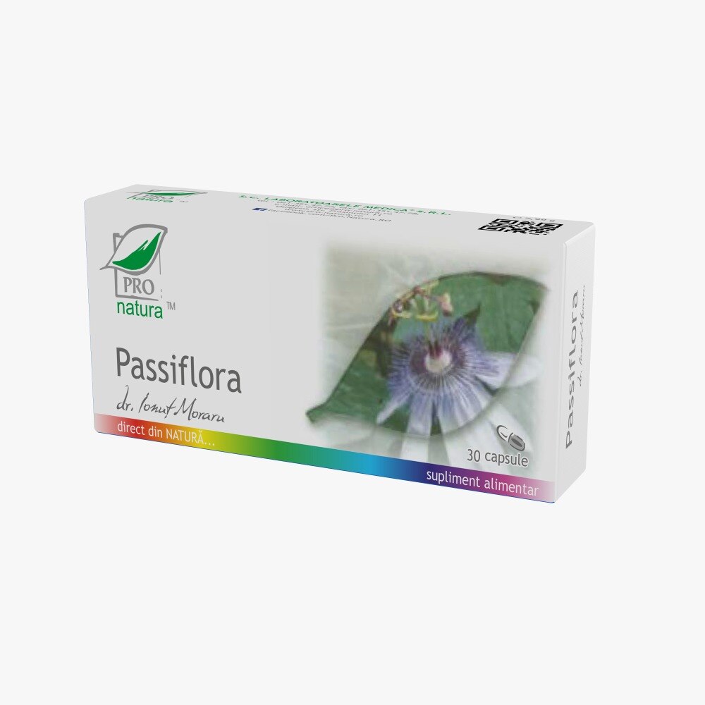Supliment alimentar Passiflora, Pro Natura, 30 Capsule