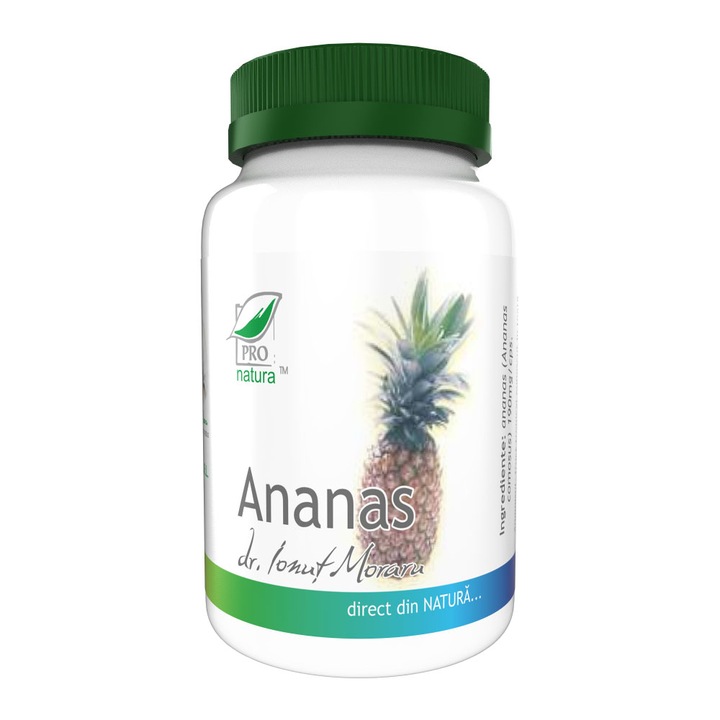 Supliment alimentar Ananas, Pro Natura, 60 Capsule