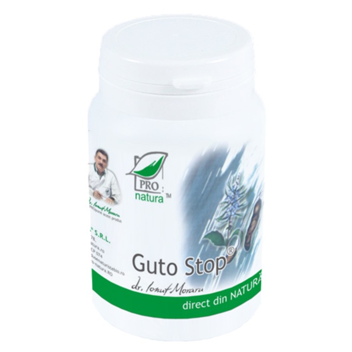 Хранителна добавка Gutostop, Pro Natura, 60 капсули