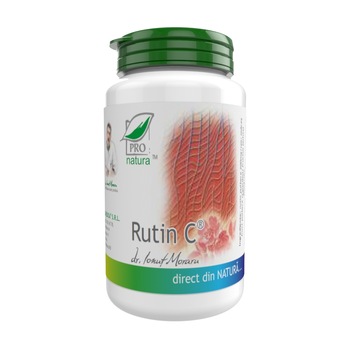 Supliment alimentar Rutin C, Pro Natura, 60 Capsule Supliment alimentar Rutin C, Pro Natura, 60 Capsule