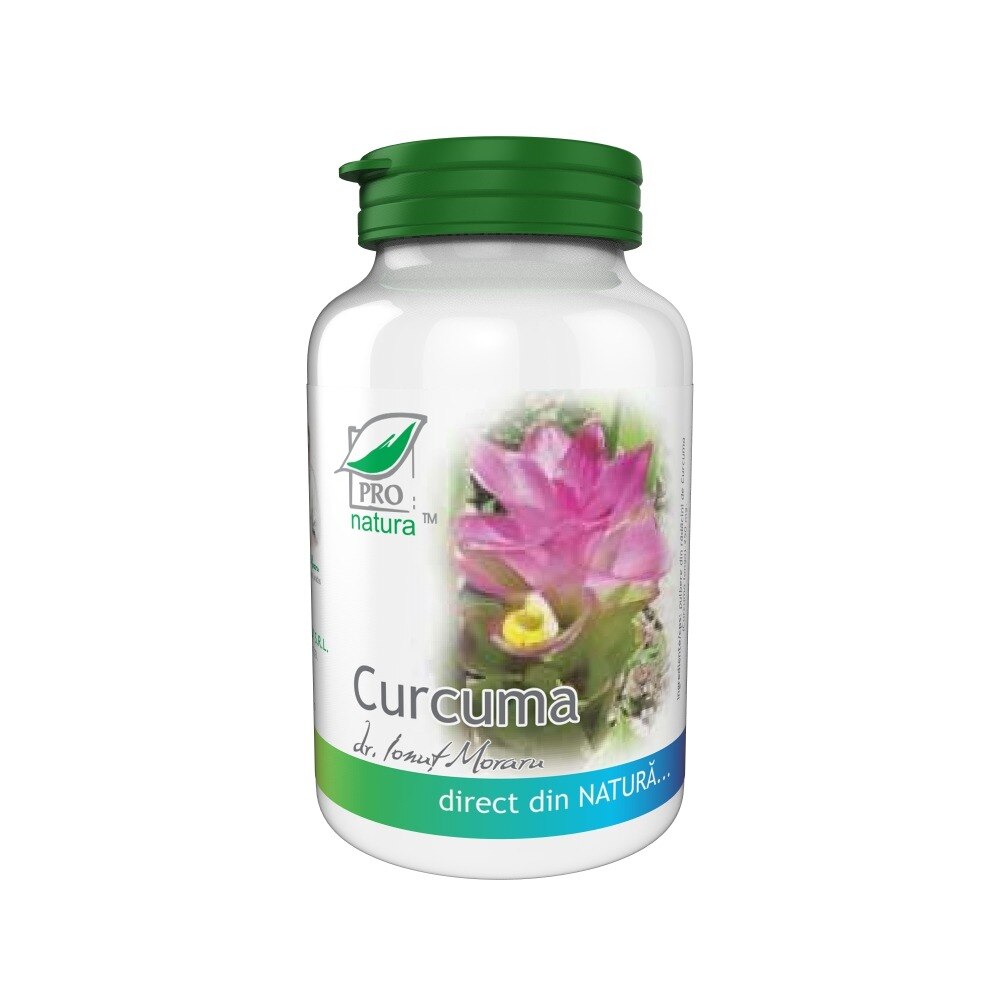 Supliment alimentar Curcuma, Pro Natura, 60 Capsule