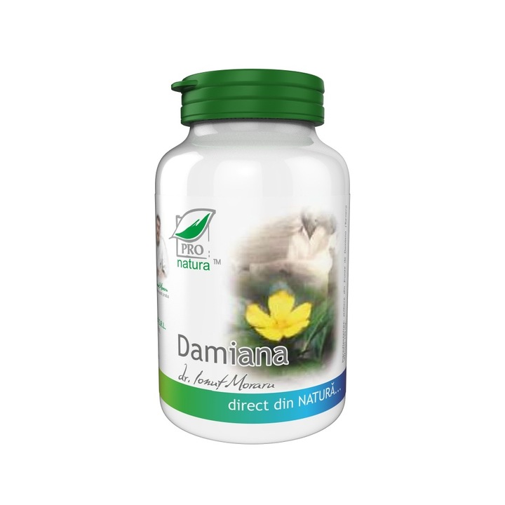 Supliment alimentar Damiana, Pro Natura, 60 Capsule