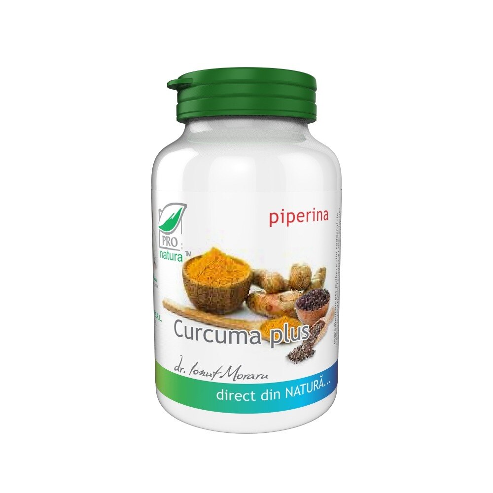 Supliment alimentar Curcuma Plus, Pro Natura, 60 Capsule