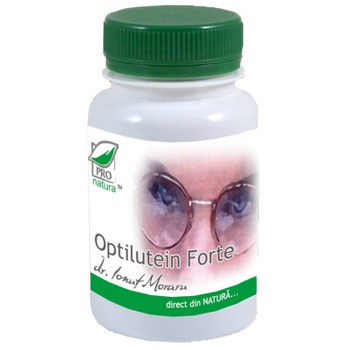 Supliment alimentar Optilutein Forte, Pro Natura, 60 Capsule Supliment alimentar Optilutein Forte, Pro Natura, 60 Capsule