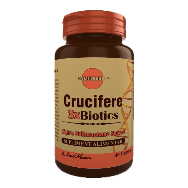 Supliment alimentar Crucifere 3xBiotics, Pro Natura, 40 Capsule
